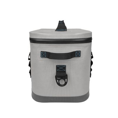 Customized Waterproof Insulated Backpack Cooler Light Gray Color For Picnic