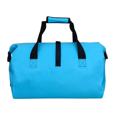 Portable Blue PVC Waterproof Dry Bag Lightweight 35L Capacity