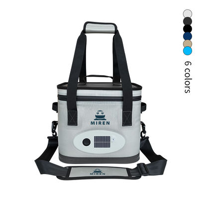 Popular Customisable Beeping 14L Soft Cooler Bag With Bluetooth Audio.