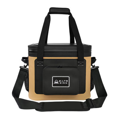 Customizable 20L Cooler Bag In Khaki TPU Insulated And Leak-Proof Holds Up To 30cans Of Beer Or Beverages