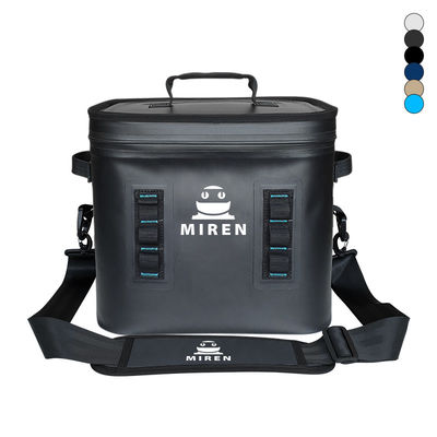 High Quality Customizable Insulated And Leak Proof 24 Can Black Soft Cooler Bag